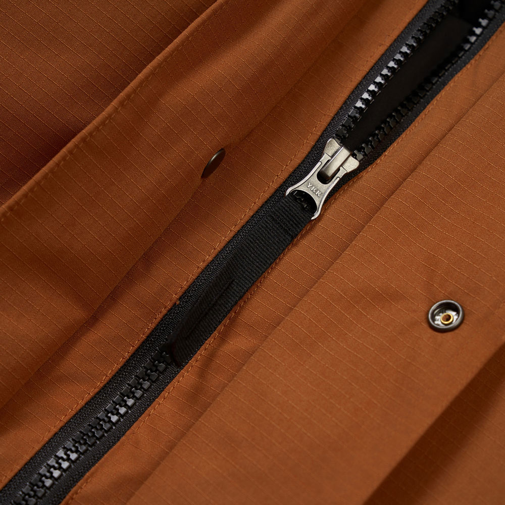 The North Face北面男款橘色DRYVENT防水羽絨外套｜8FGHC79