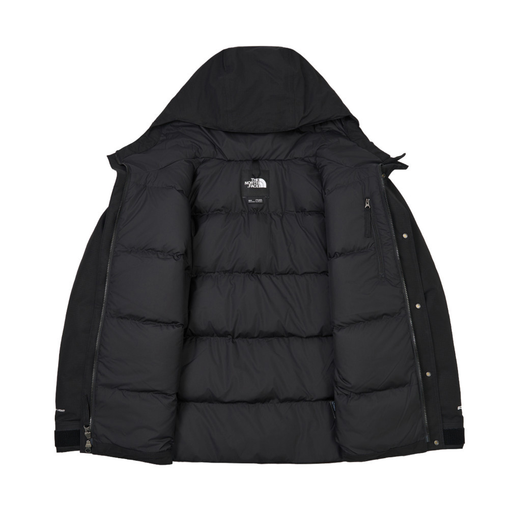 The North Face北面男款黑色DRYVENT防水羽絨外套｜8FGHJK3