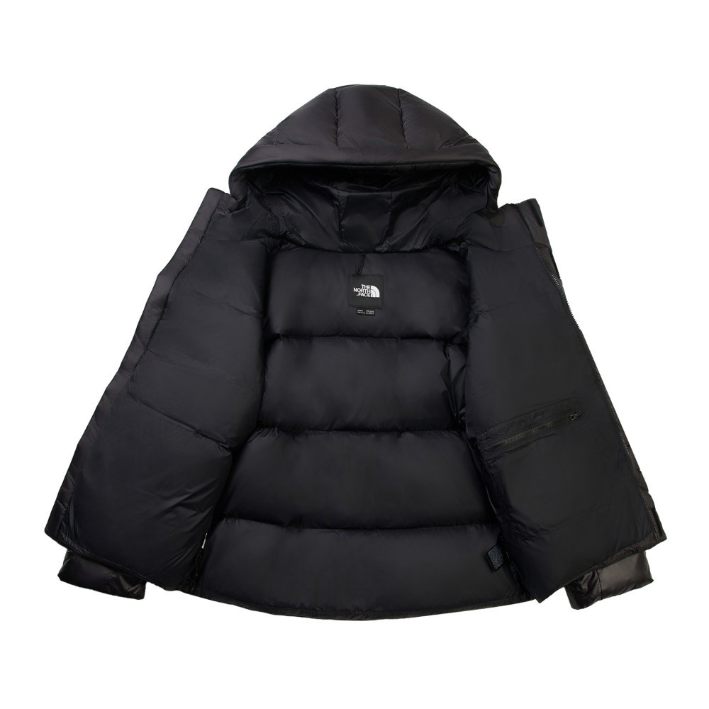 The North Face北面男女款黑色DWR防潑水羽絨外套｜8DQBJK3