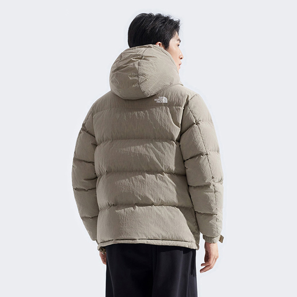 The North Face北面男款棕色DWR防潑水羽絨外套｜8DUJBOX