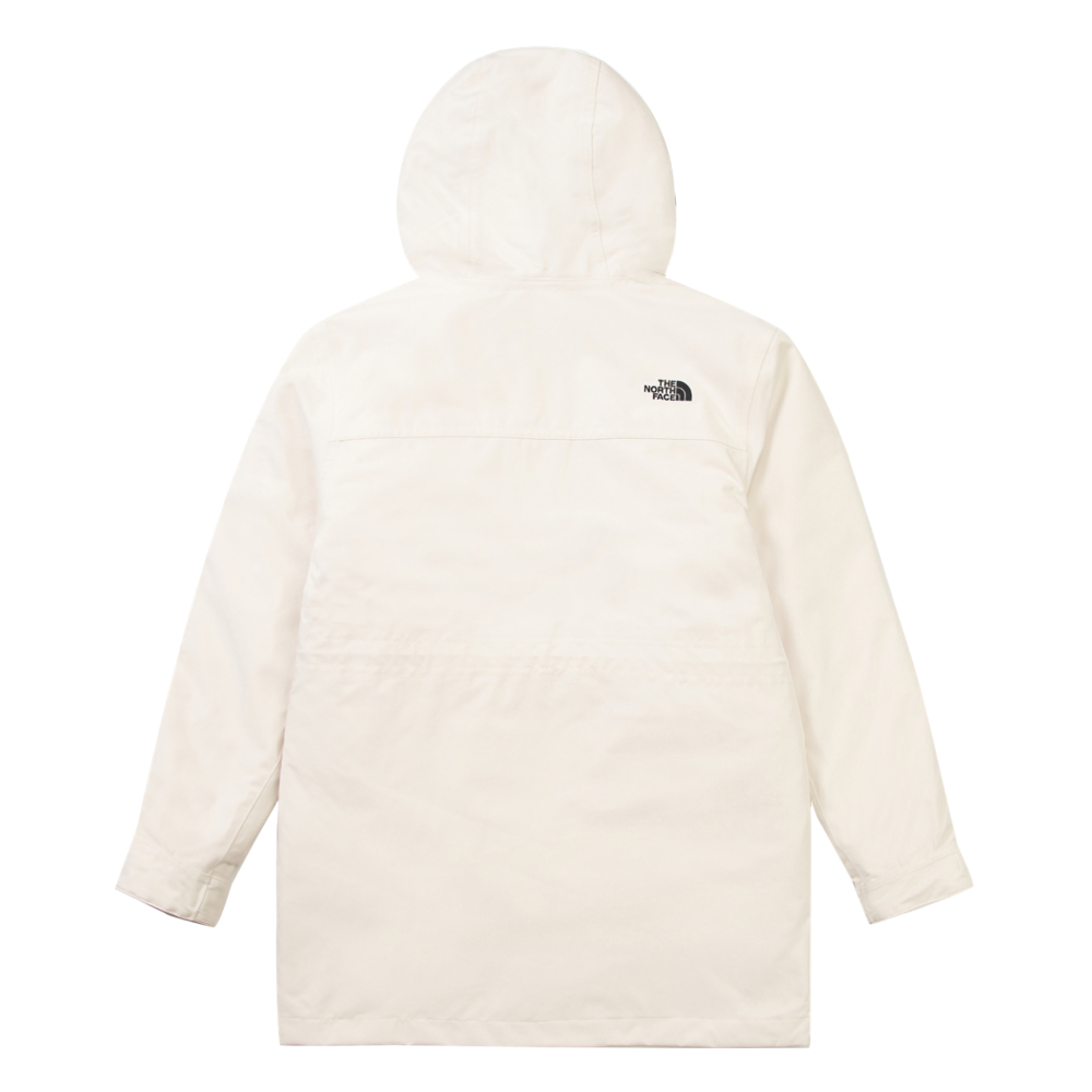 The North Face北面女款米白色DRYVENT防水三合一外套｜8ED6QLI