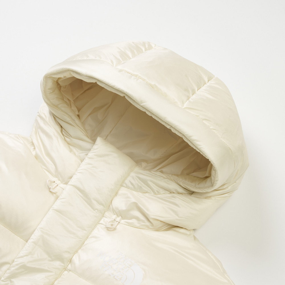 The North Face北面男女款米白色DWR防潑水羽絨外套｜8DQBQLI