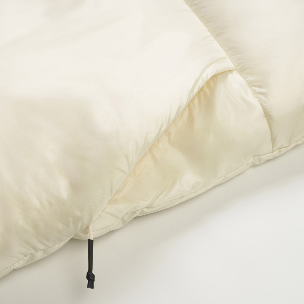 The North Face北面男女款米白色DWR防潑水羽絨外套｜8DQBQLI