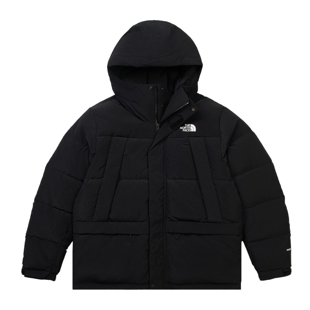 The North Face北面男款黑色DWR防潑水羽絨外套｜8DUJJK3