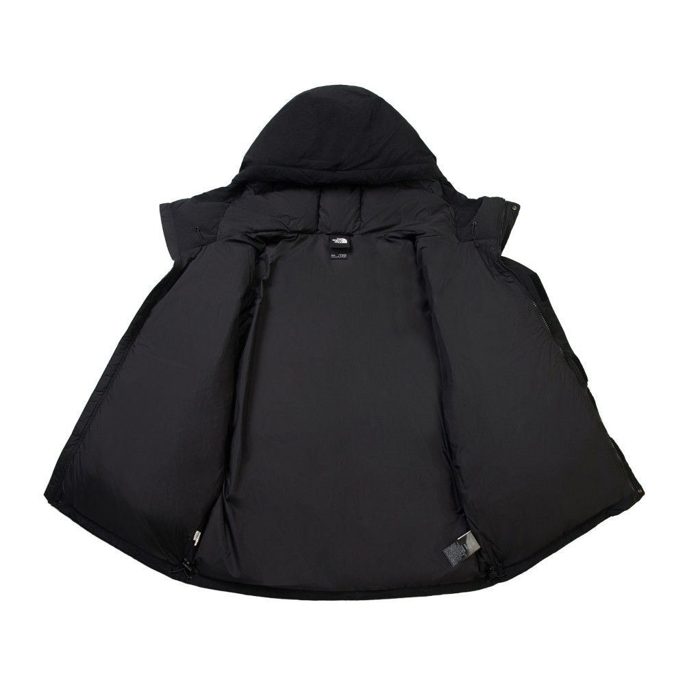 The North Face北面男款黑色DWR防潑水羽絨外套｜8DUJJK3