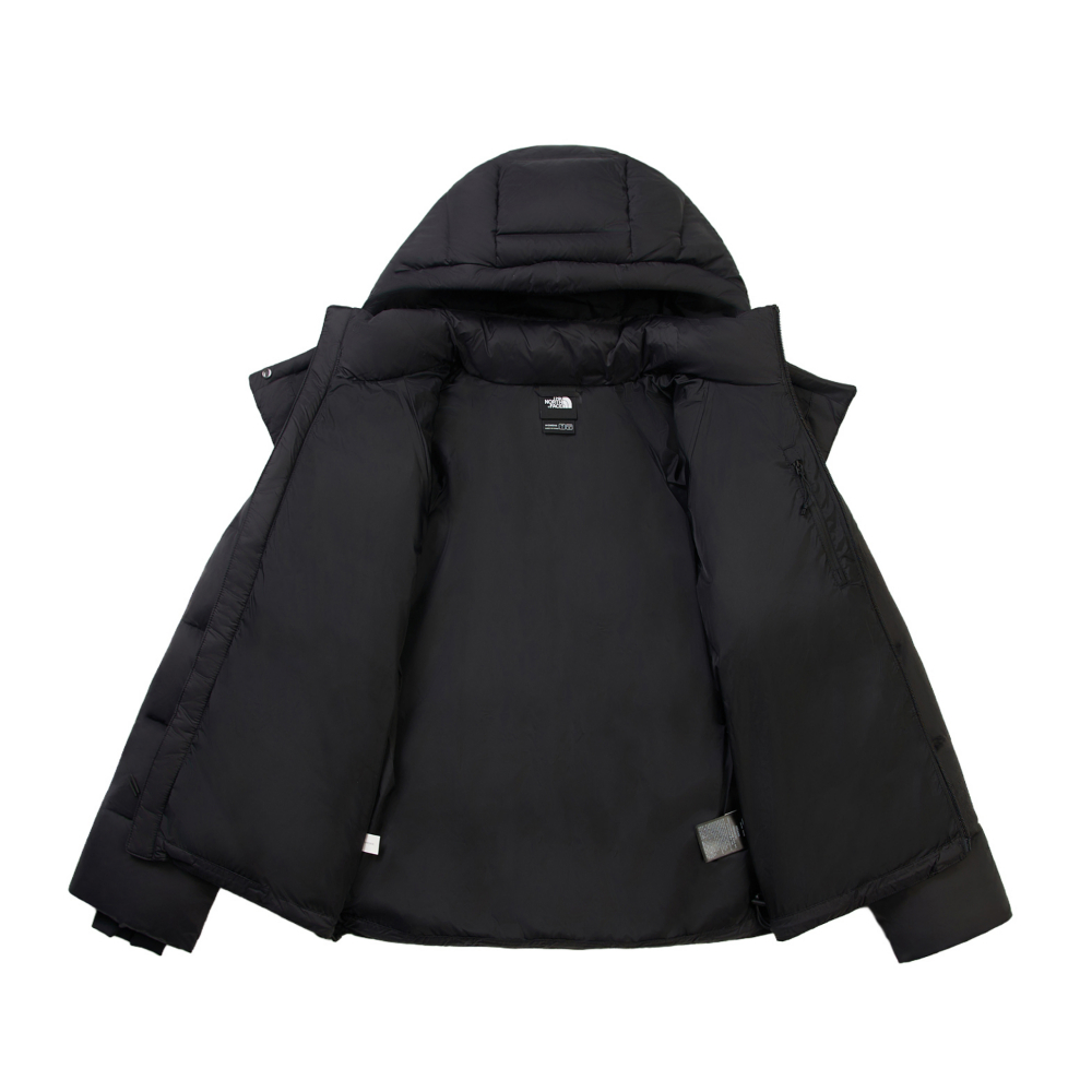 The North Face北面女款黑色DWR防潑水羽絨外套｜8ENCJK3
