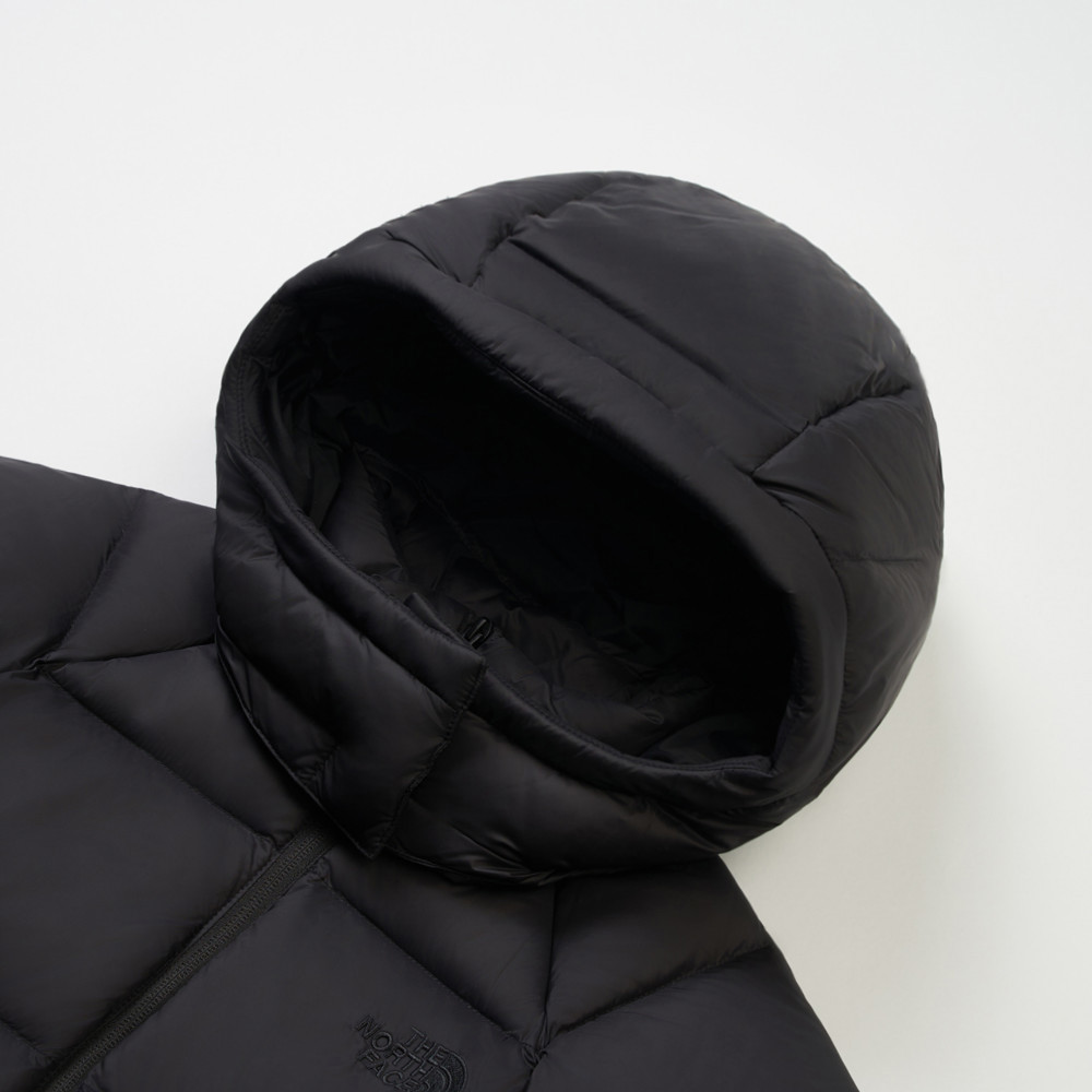 The North Face北面女款黑色DWR防潑水羽絨外套｜8ENCJK3