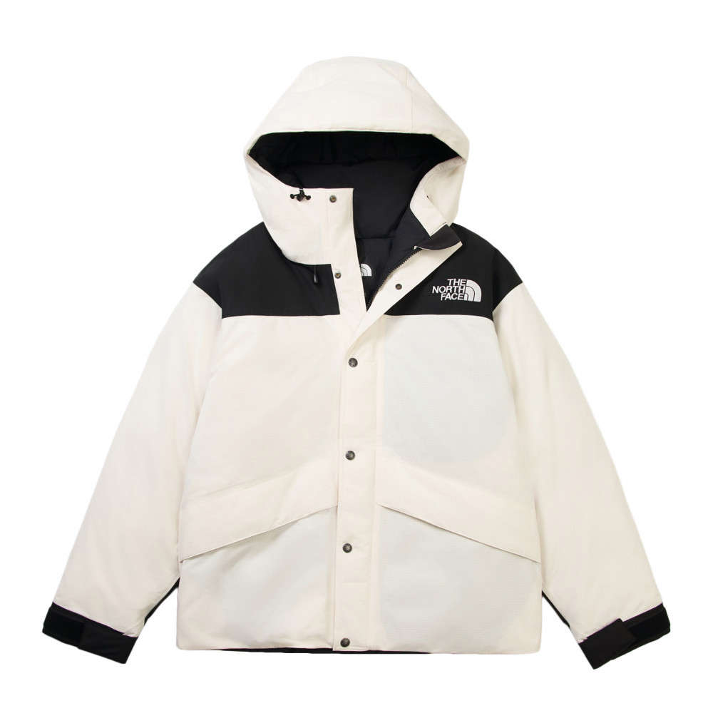 The North Face北面男款米白色DRYVENT防水羽絨外套｜8FGHROU