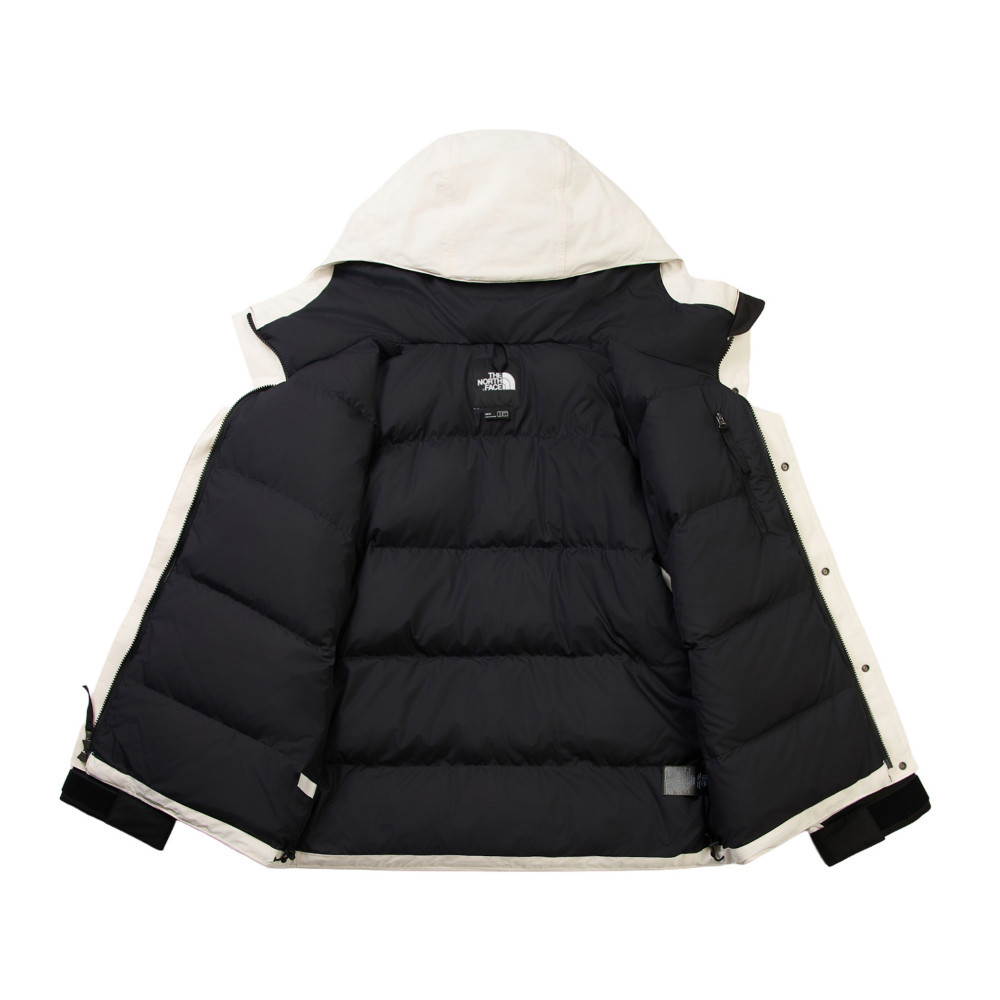 The North Face北面男款米白色DRYVENT防水羽絨外套｜8FGHROU