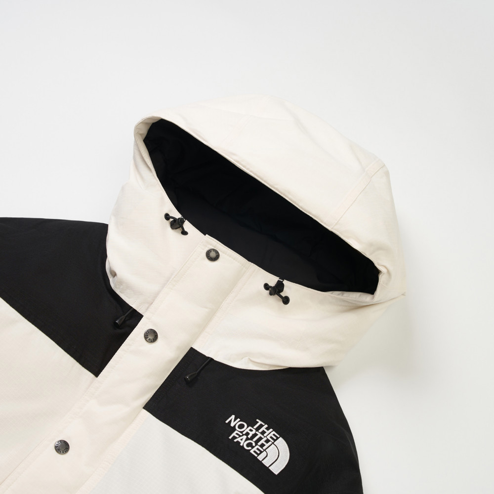 The North Face北面男款米白色DRYVENT防水羽絨外套｜8FGHROU