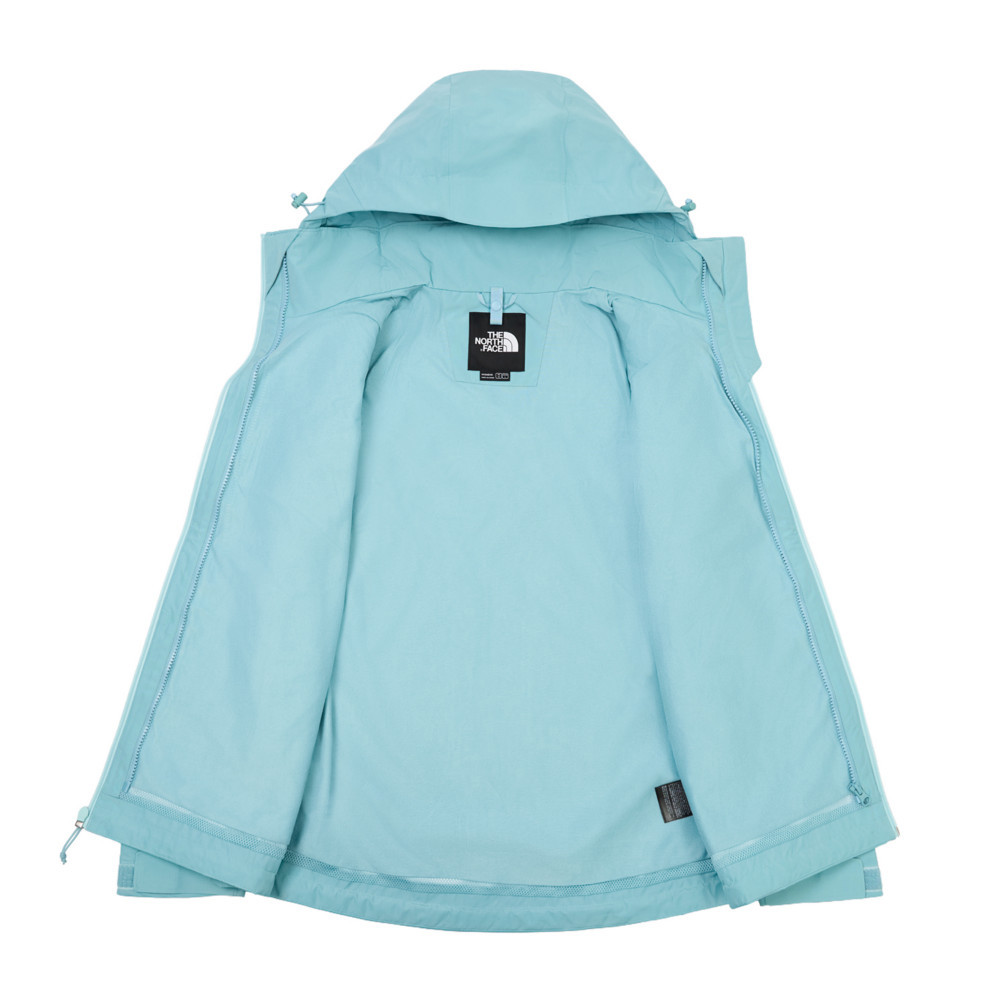 The North Face北面女款藍色DRYVENT防水衝鋒衣｜8BWEBOA