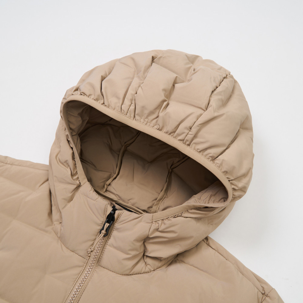 The North Face北面男款棕色DWR防潑水羽絨外套｜8DWVBOX