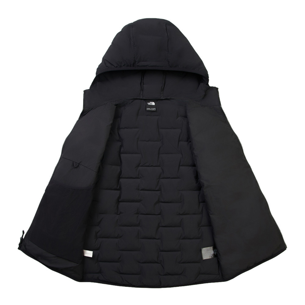 The North Face北面女款黑色DWR防潑水羽絨外套｜8DX6JK3