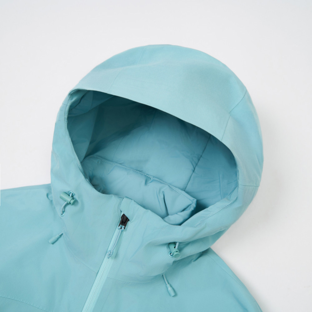 The North Face北面女款藍色DRYVENT防水三合一外套｜8ED1BOA