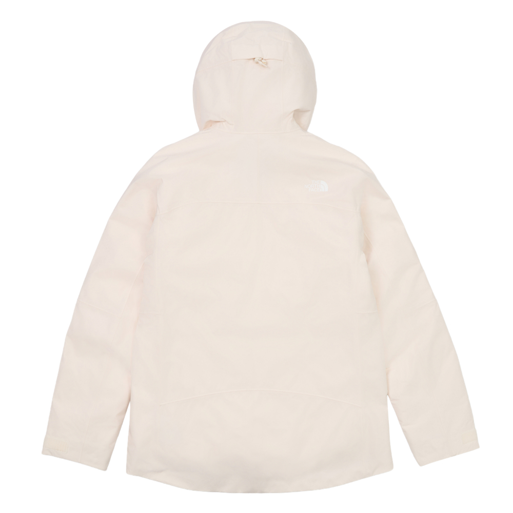 The North Face北面女款米白色DRYVENT防水三合一外套｜8ED1QLI