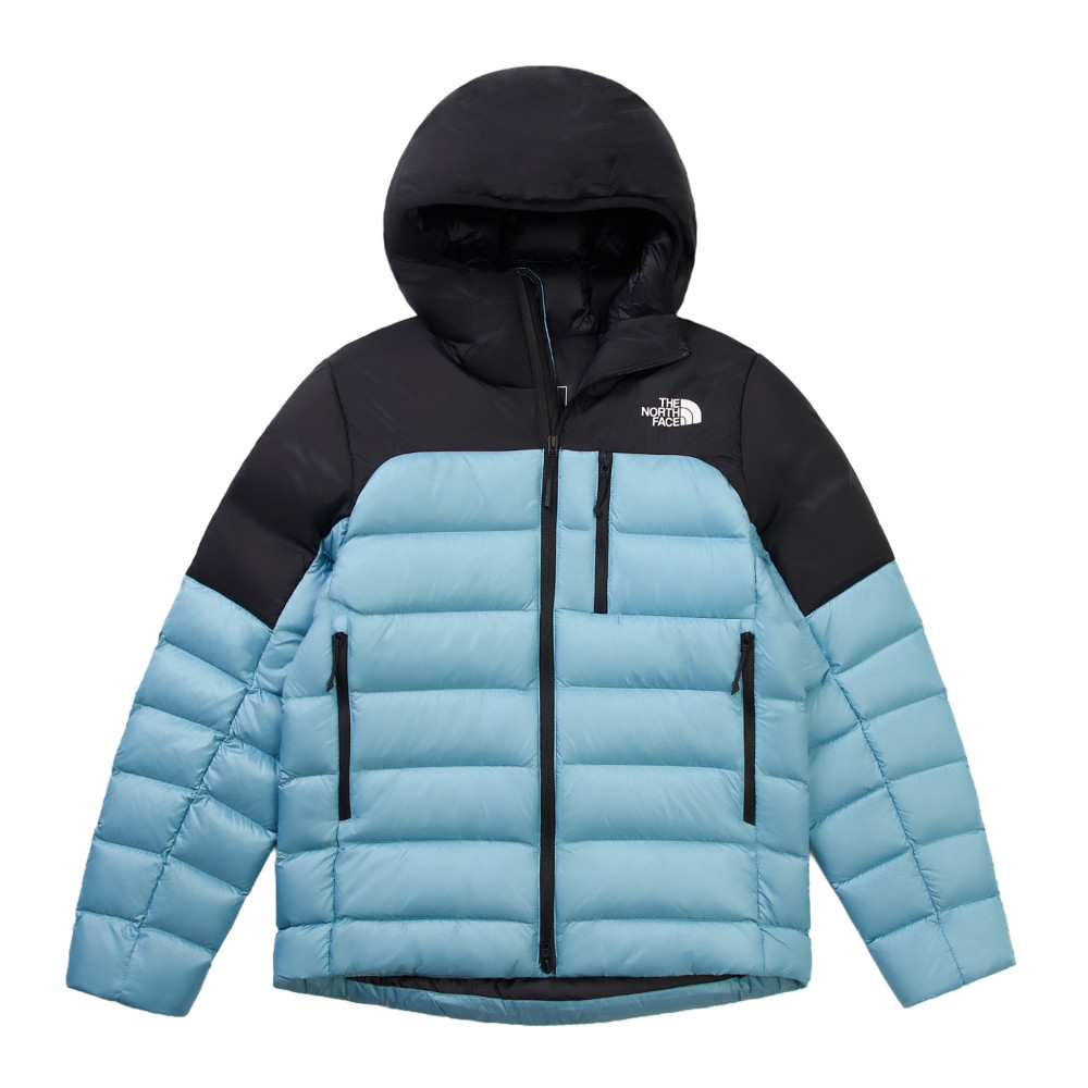 The North Face北面女款藍色DWR防潑水羽絨外套｜8EWSE08