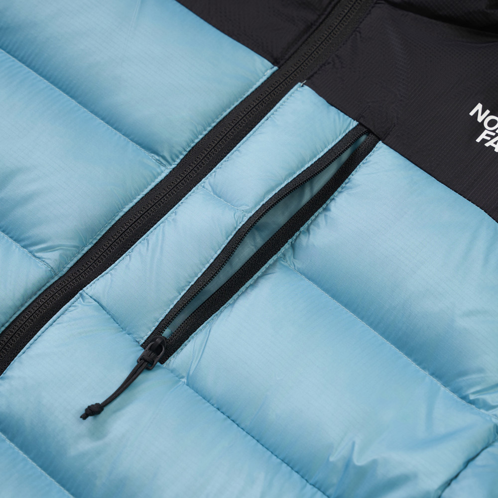 The North Face北面女款藍色DWR防潑水羽絨外套｜8EWSE08