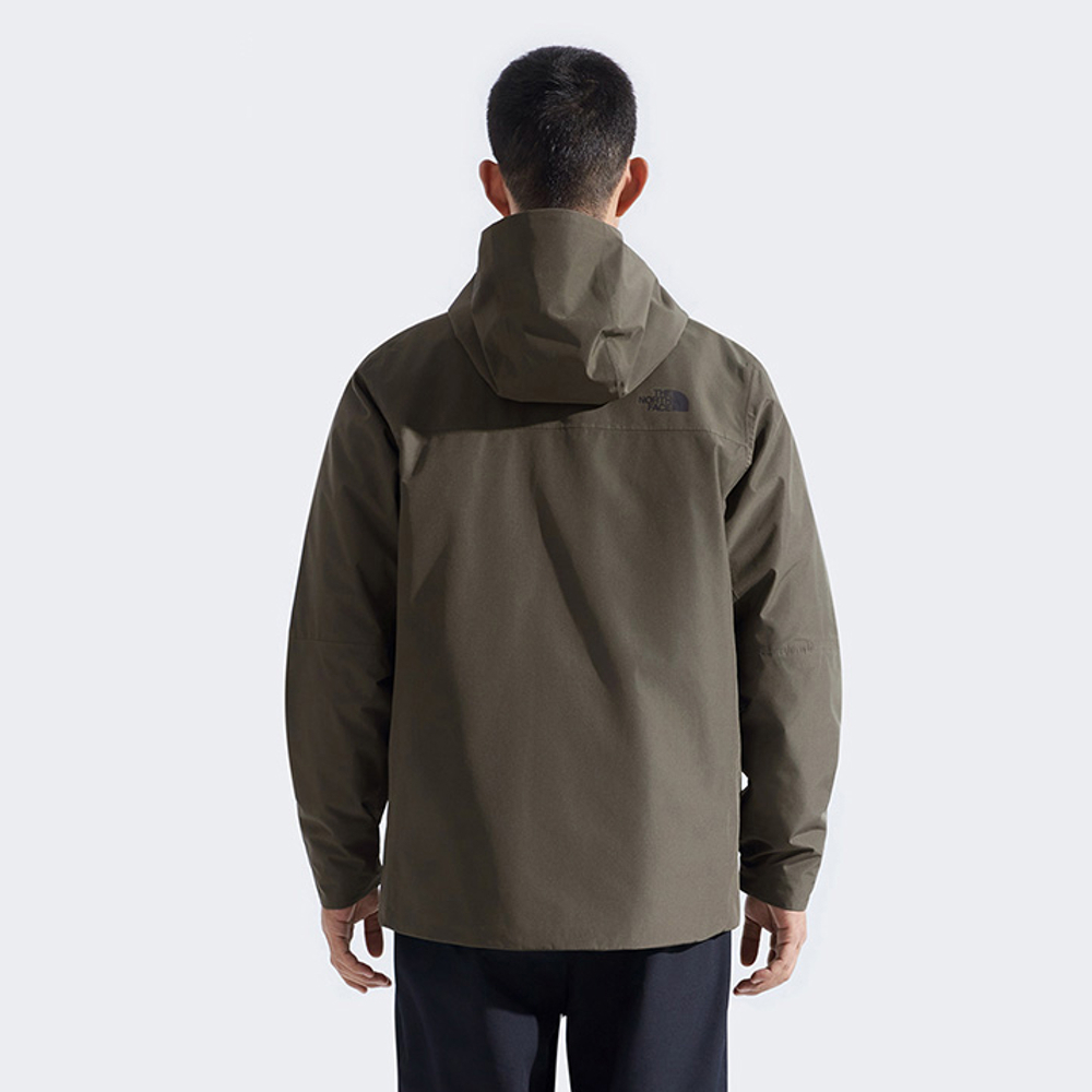 The North Face北面男款綠色DRYVENT防水三合一外套｜83SL4WC