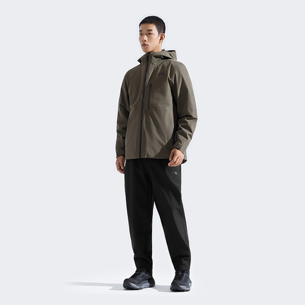The North Face北面男款綠色DRYVENT防水三合一外套｜83SL4WC