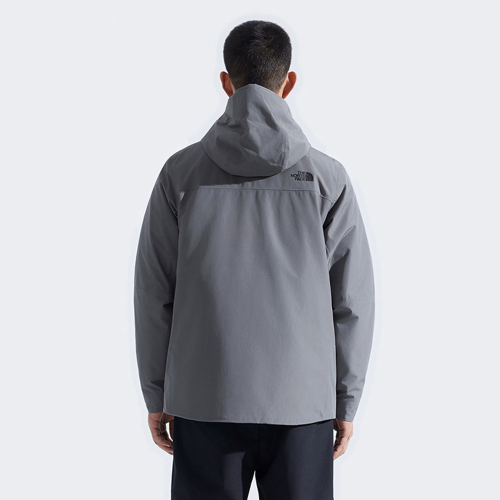 The North Face北面男款灰色DRYVENT防水三合一外套｜83SLRPI