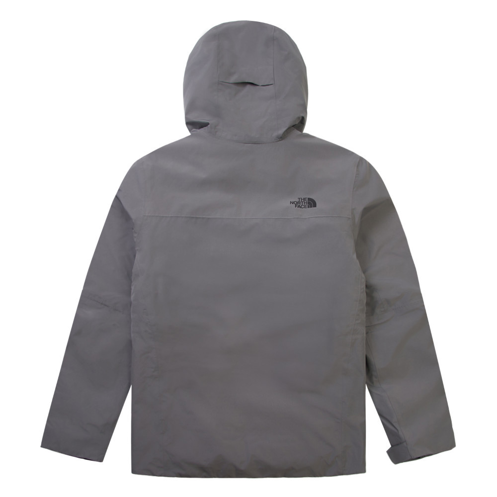 The North Face北面男款灰色DRYVENT防水三合一外套｜83SLRPI