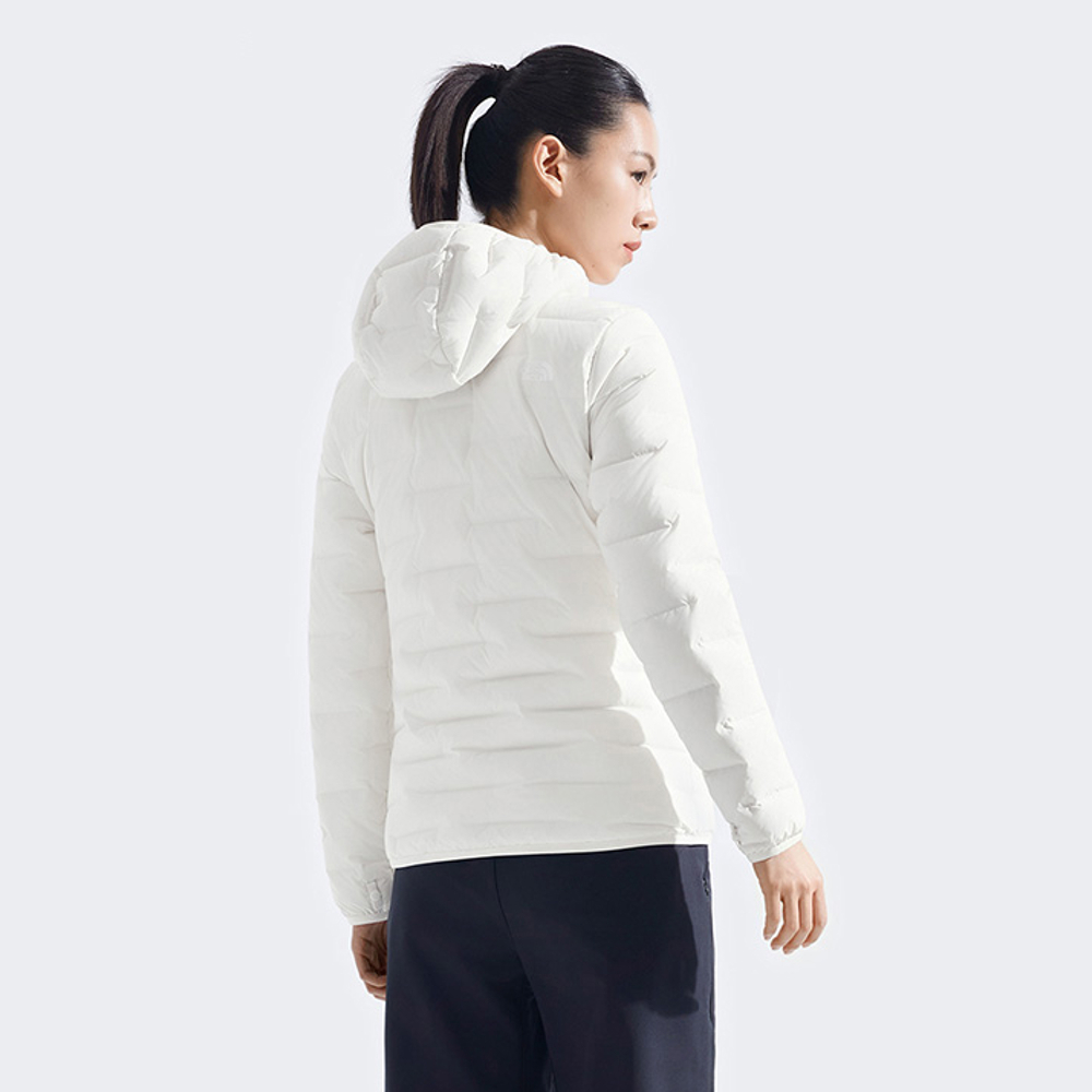 The North Face北面女款米白色DWR防潑水羽絨外套｜8DX6QLI