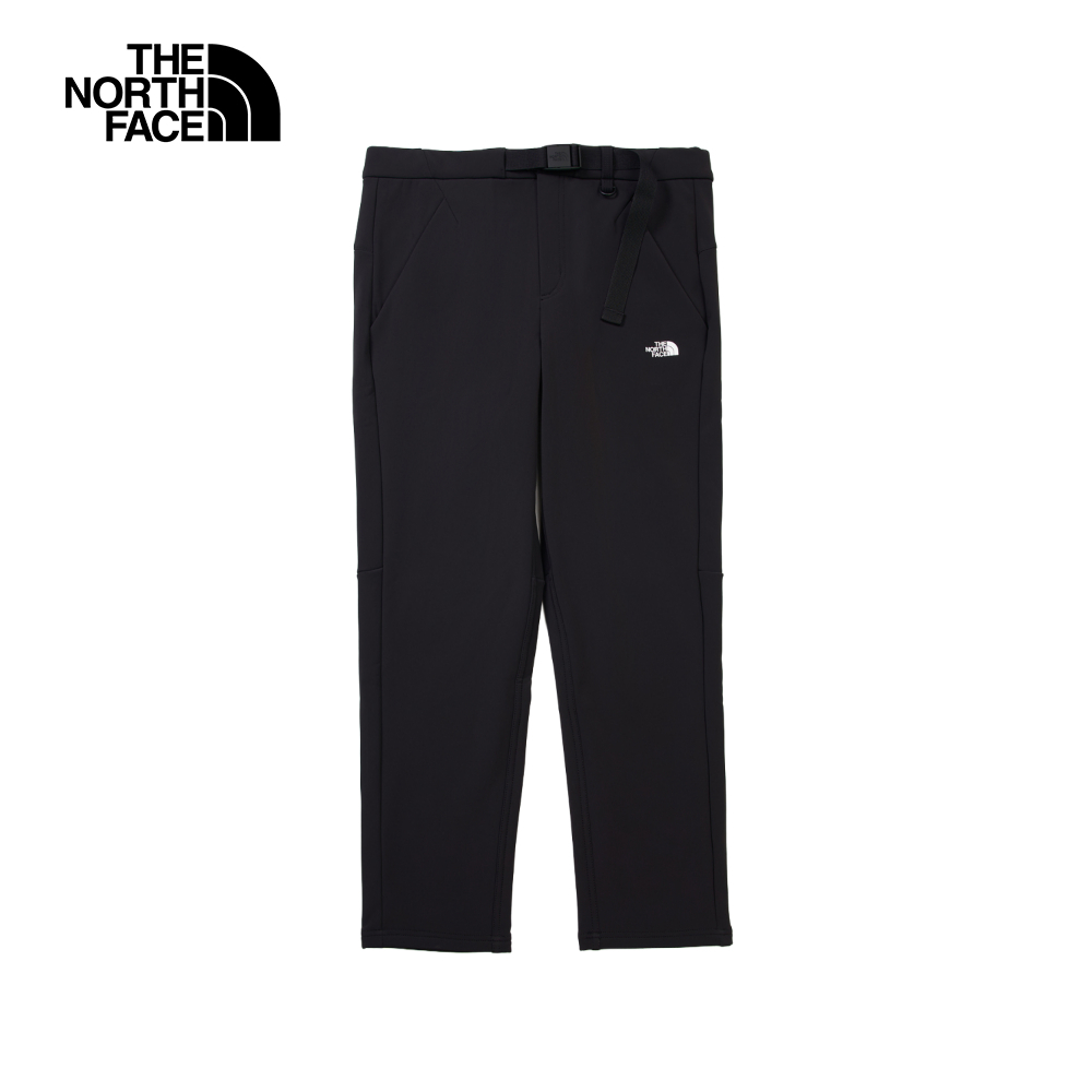The North Face北面男款黑色DWR防潑水戶外徒步長褲｜8DXBJK3