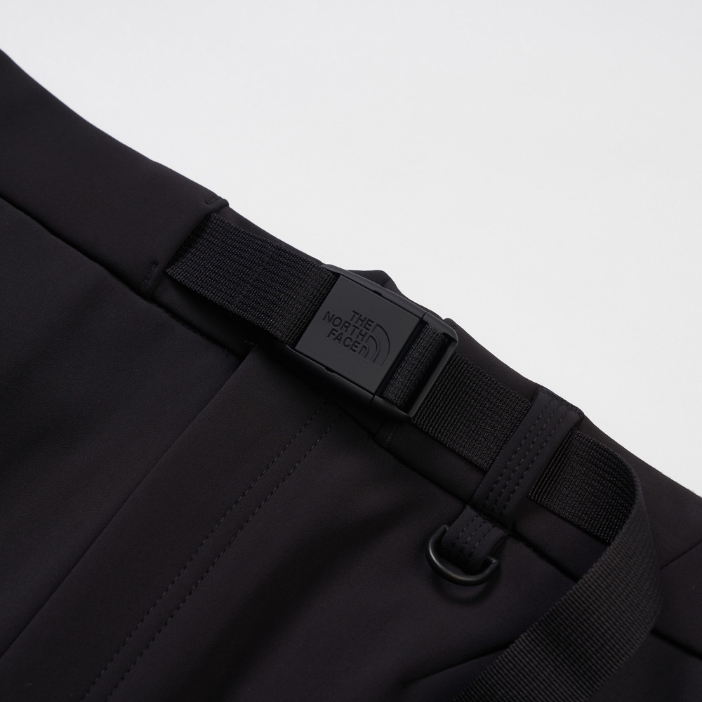 The North Face北面男款黑色DWR防潑水戶外徒步長褲｜8DXBJK3