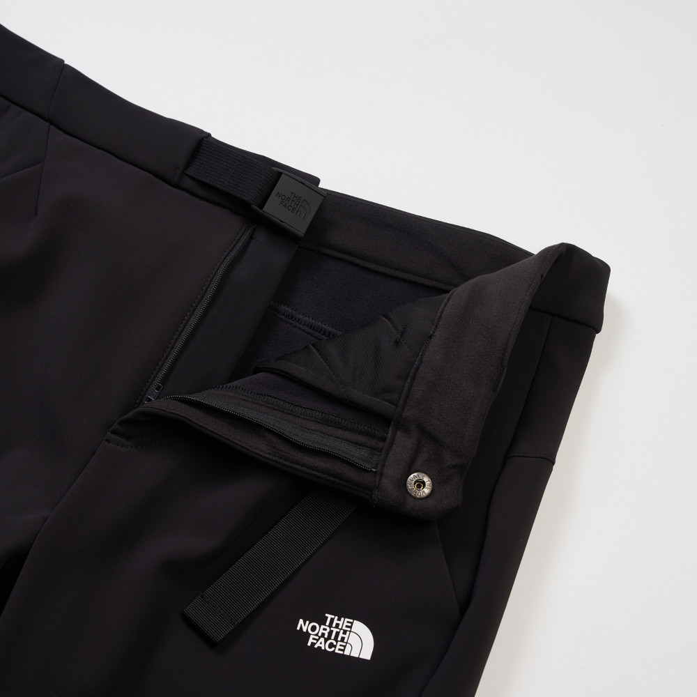 The North Face北面男款黑色DWR防潑水戶外徒步長褲｜8DXBJK3