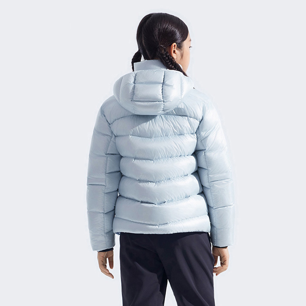 The North Face北面兒童藍色DWR防潑水羽絨外套｜89XSBPO