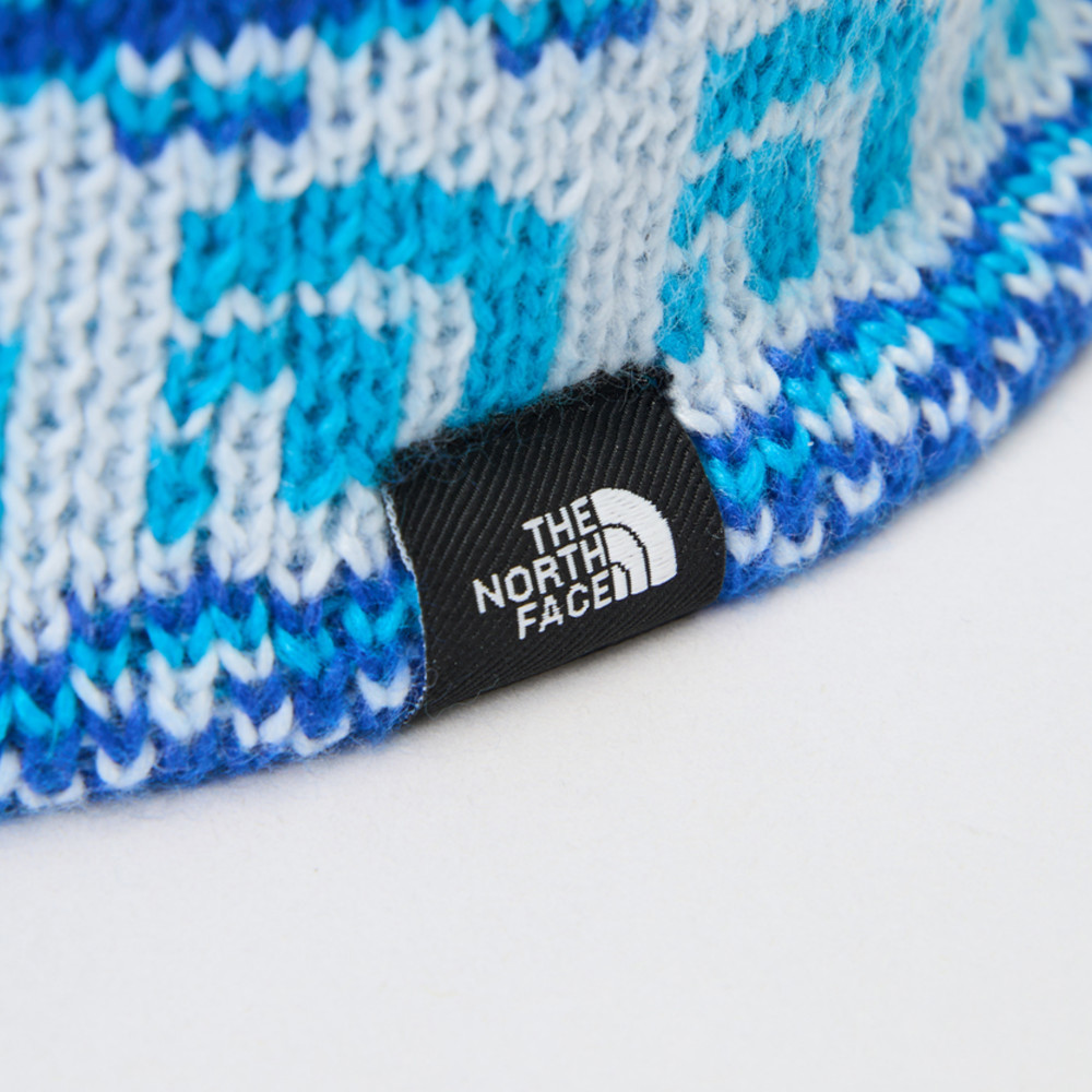 The North Face北面兒童藍色毛帽｜8CGTHGO