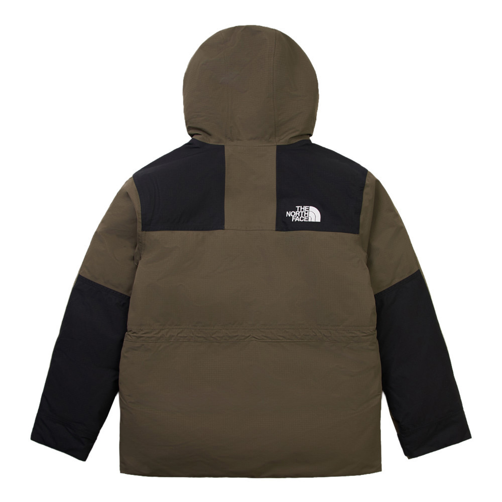 The North Face北面兒童灰褐色DRYVENT Mono防水羽絨外套｜8EJR21L