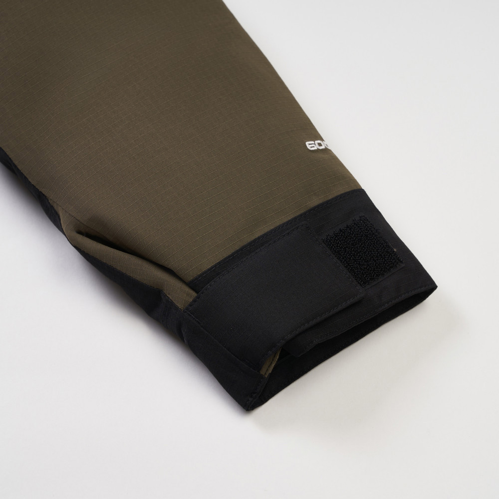 The North Face北面兒童灰褐色DRYVENT Mono防水羽絨外套｜8EJR21L