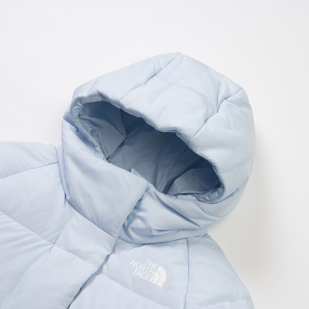The North Face北面兒童藍色DWR防潑水羽絨外套｜88UDBPO