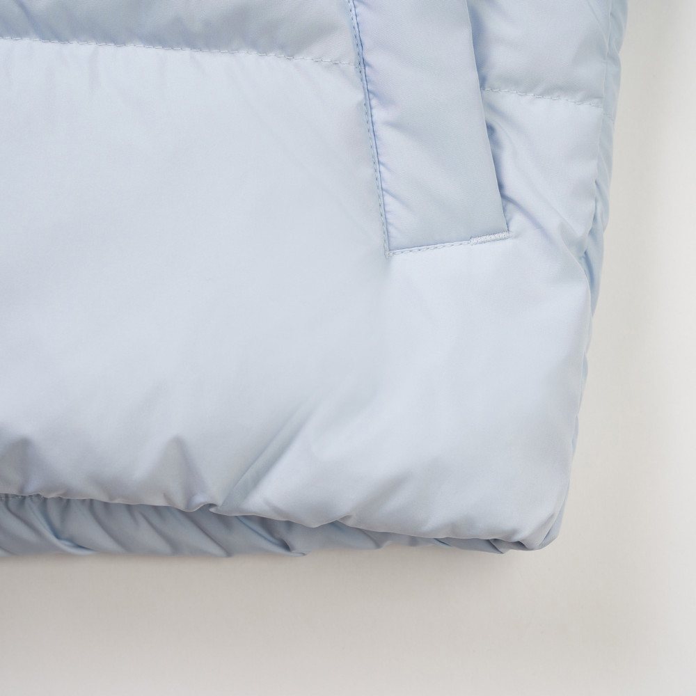 The North Face北面兒童藍色DWR防潑水羽絨外套｜88UDBPO