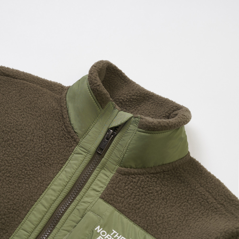 The North Face北面兒童綠色抓絨外套｜8AZGC8I