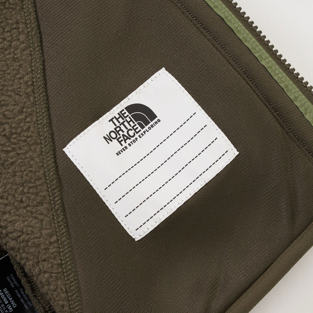 The North Face北面兒童綠色抓絨外套｜8AZGC8I