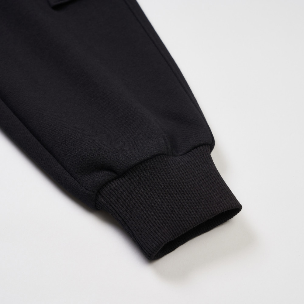 The North Face北面兒童黑色運動休閒長褲｜8F14JK3