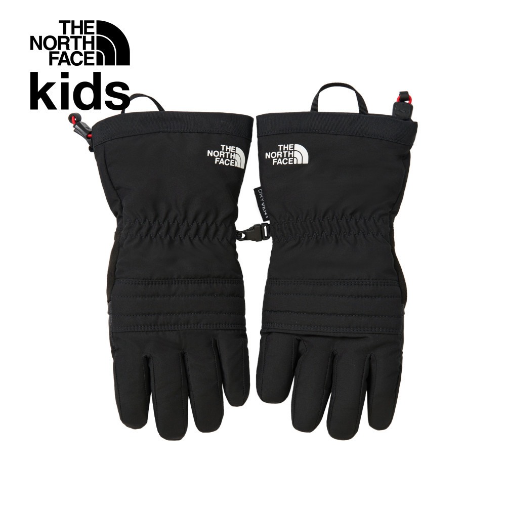 The North Face北面兒童黑色DRYVENT防水手套｜89R7JK3