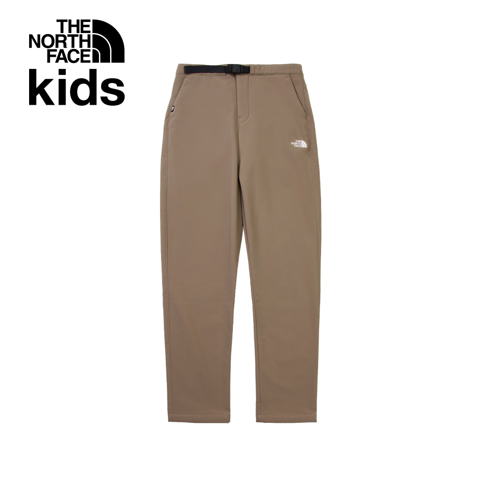 The North Face北面兒童棕色DWR防潑水戶外徒步長褲｜8A3HBOW