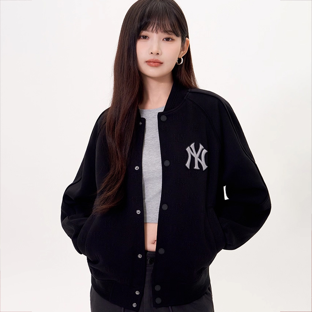 MLB Korea MLB 棒球外套 外套 夾克 老花壓紋 Monogram系列 紐約洋基隊 (3AJ