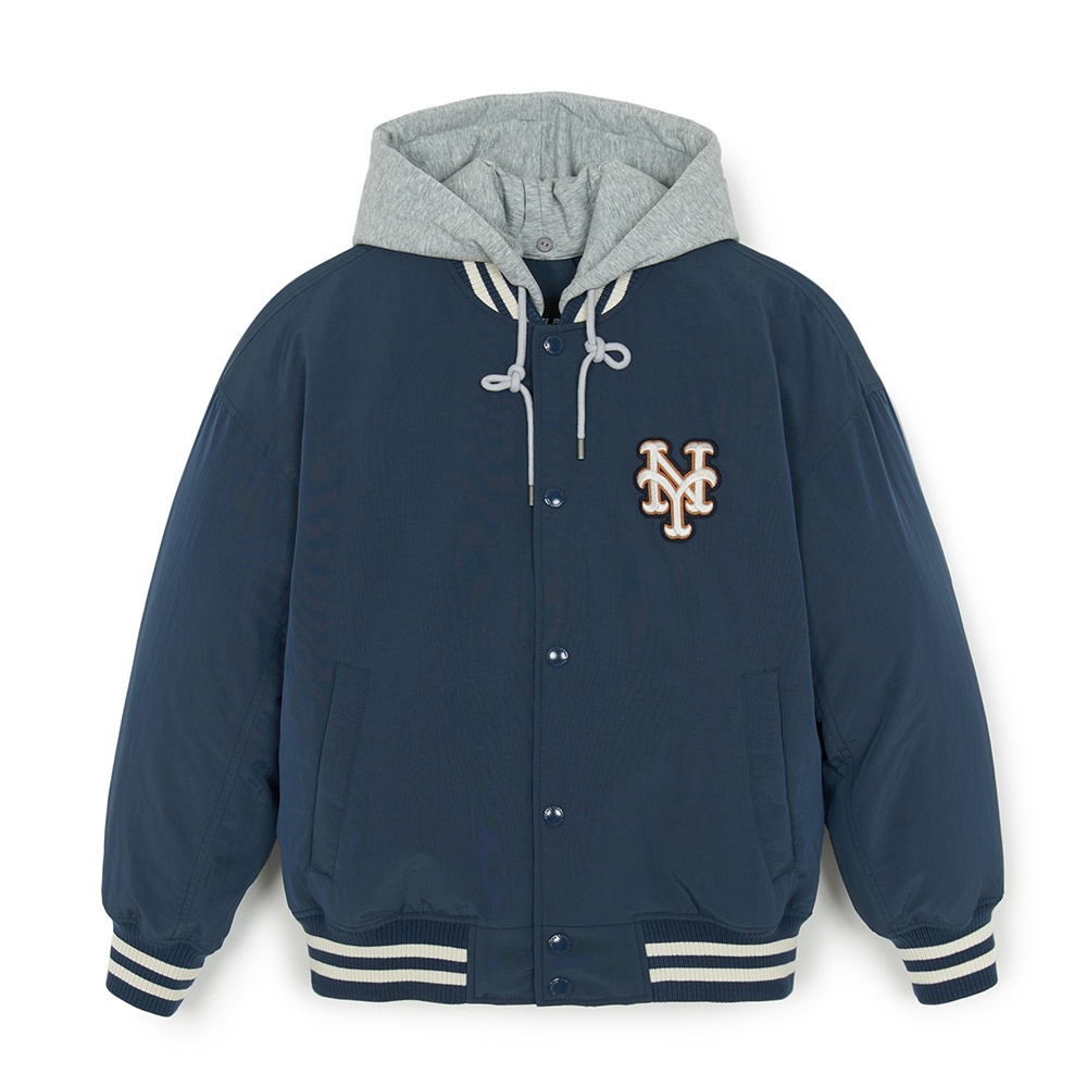 MLB 棒球外套 尼龍外套 夾克  紐約大都會隊 (3AJPB0454-09NYL)