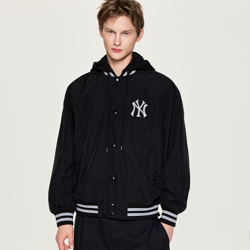 MLB Korea MLB 棒球外套 尼龍外套 夾克 紐約洋基隊 (3AJPB0454-50BKS)｜騰