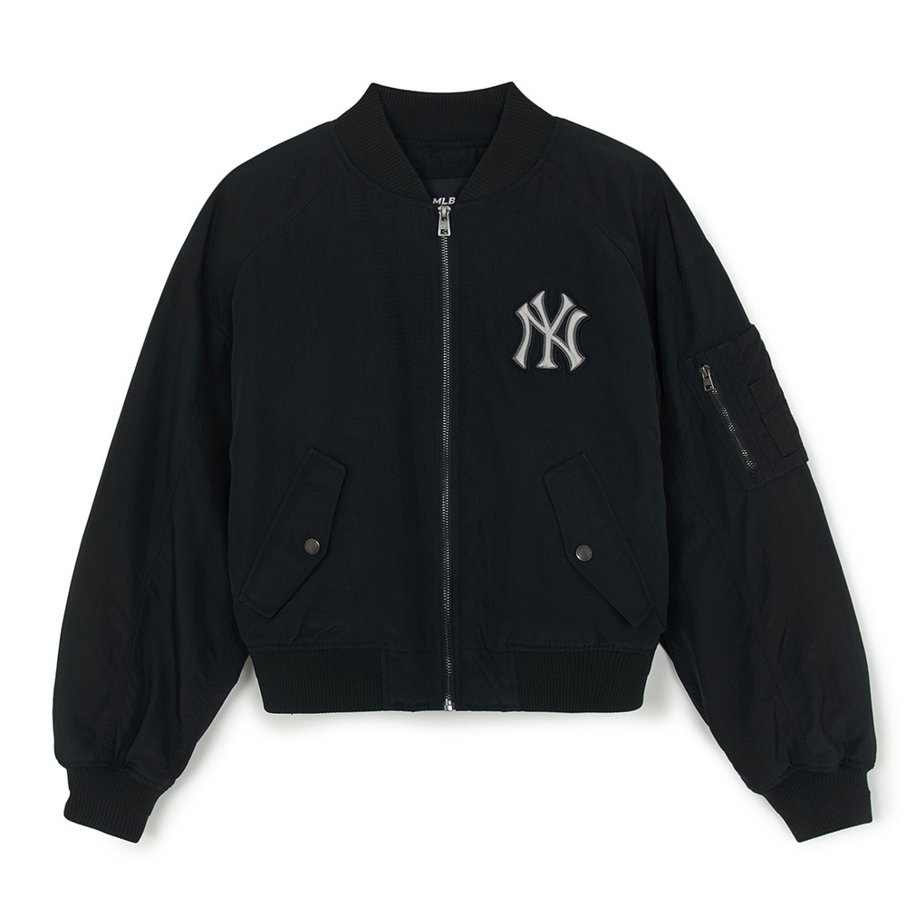 MLB 女版棒球外套 尼龍外套 紐約洋基隊 (3FJPB0254-50BKS)