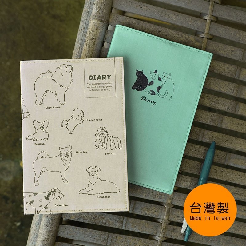 珠友chuyu-culture 2026年 B6絹布週誌+筆記-圖鑑/三喵