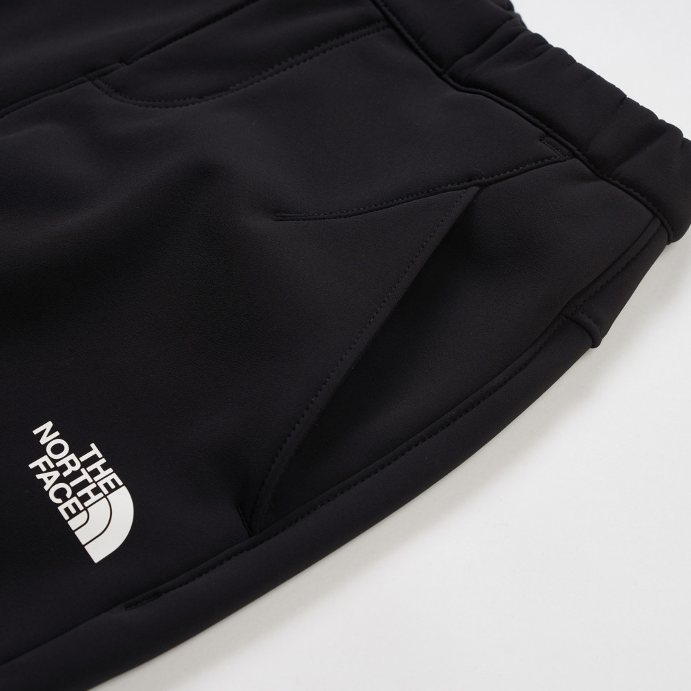 The North Face北面兒童黑色DWR防潑水戶外徒步長褲｜8DVZJK3