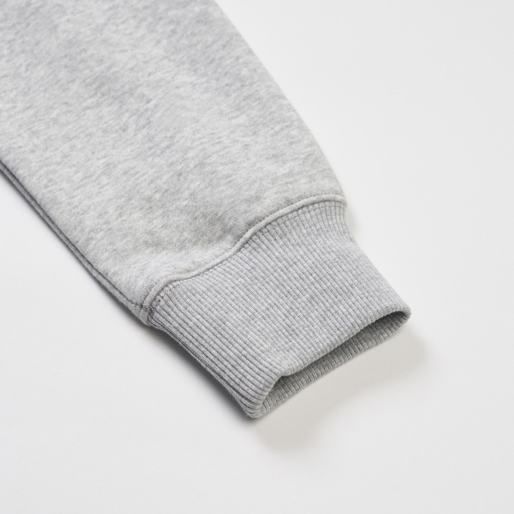 The North Face北面兒童灰色大尺寸印花長袖大學T｜8F15DYX