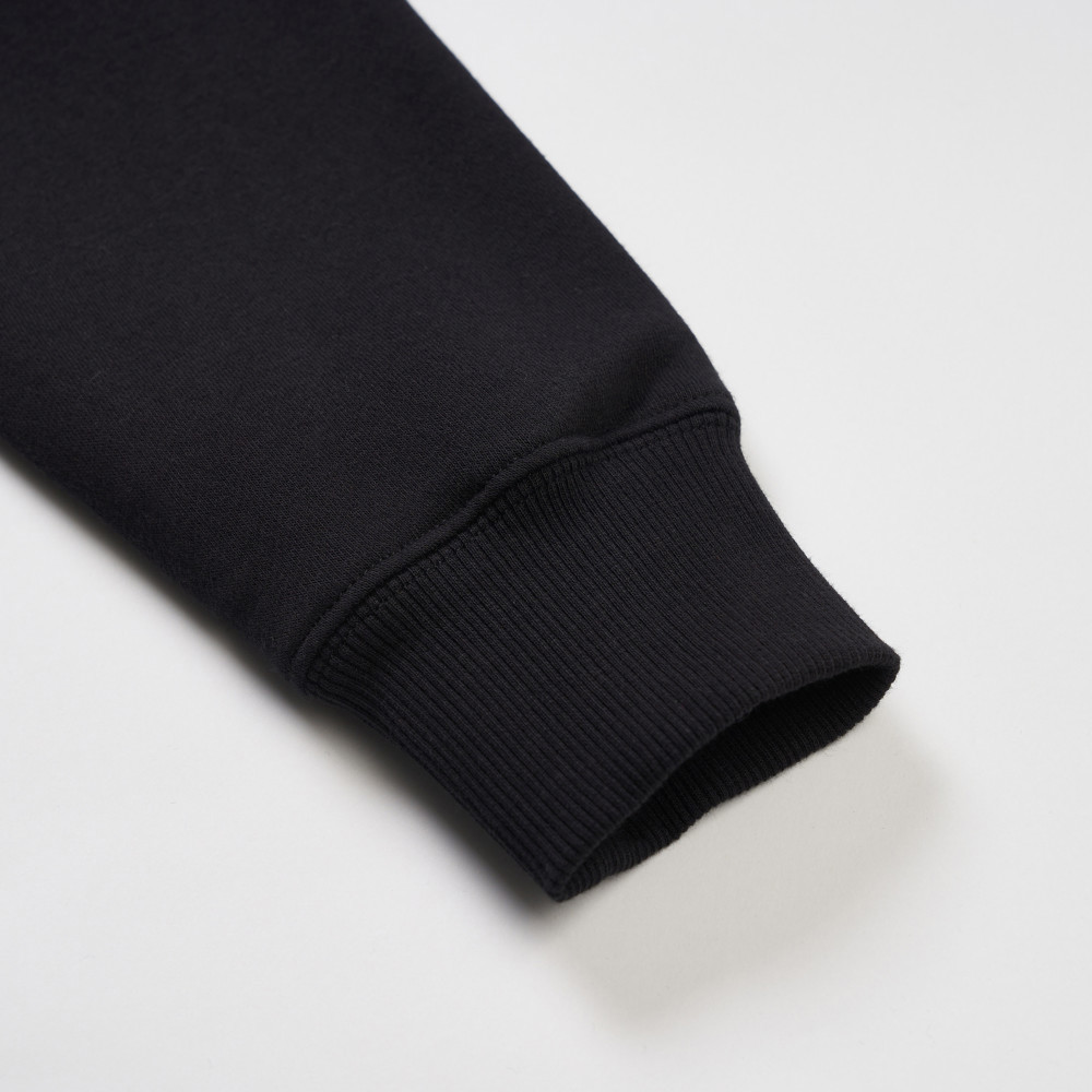 The North Face北面兒童黑色大尺寸印花長袖大學T｜8F15JK3