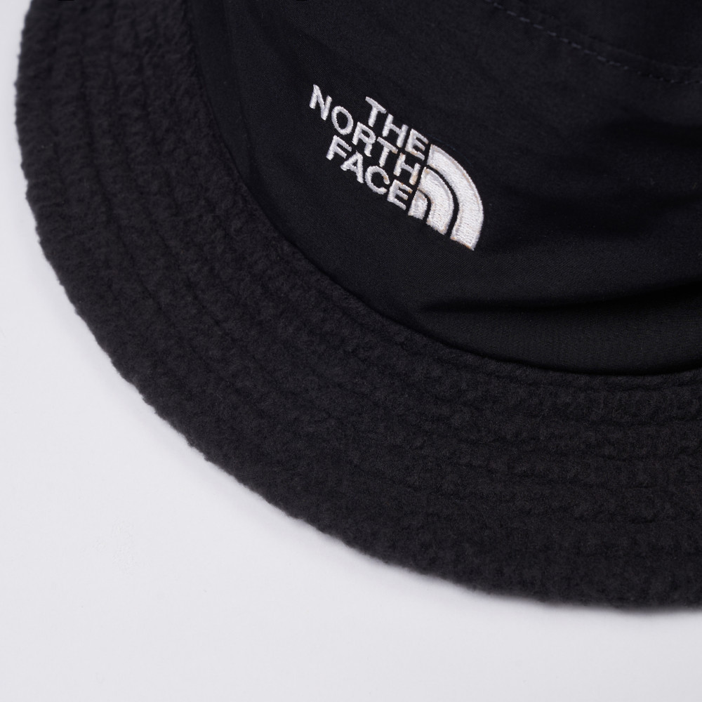 The North Face北面男女款黑色DWR防潑水漁夫帽｜8CHTWOO