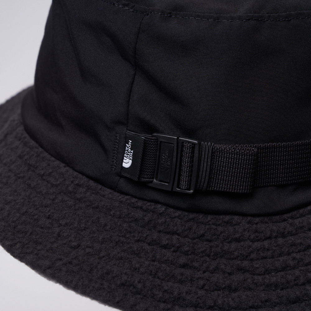 The North Face北面男女款黑色DWR防潑水漁夫帽｜8CHTWOO